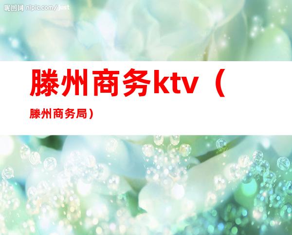 滕州商务ktv(滕州商务局)