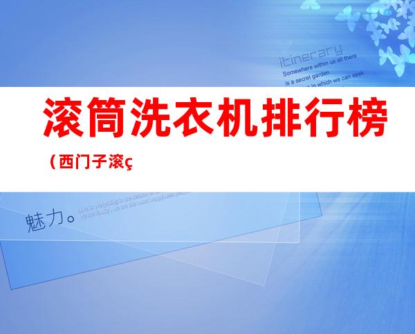 滚筒洗衣机排行榜(西门子滚筒洗衣机排行榜)