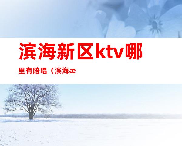滨海新区ktv哪里有陪唱(滨海新区有陪酒的ktv)