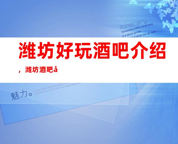 潍坊好玩酒吧介绍，潍坊酒吧哪里有优质豪华去处