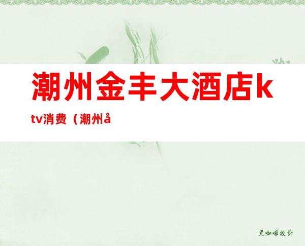 潮州金丰大酒店ktv消费（潮州市金沙海岸KTV）