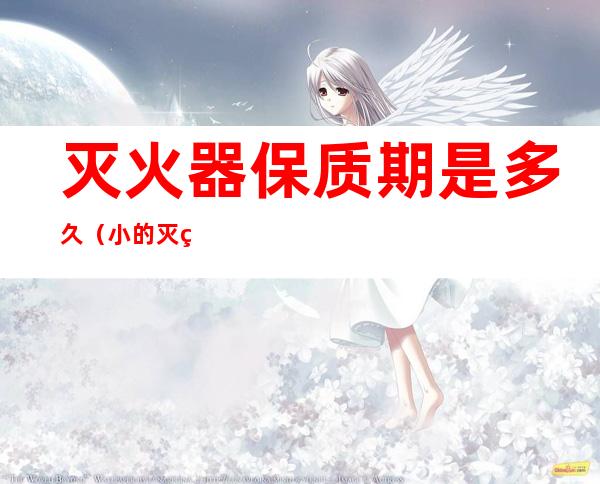 灭火器保质期是多久(小的灭火器保质期是多久)