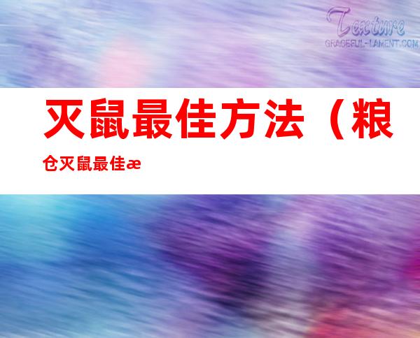 灭鼠最佳方法(粮仓灭鼠最佳方法)