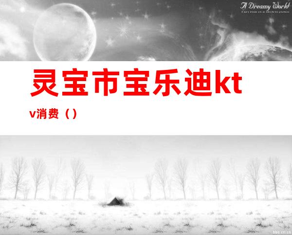 灵宝市宝乐迪ktv消费()