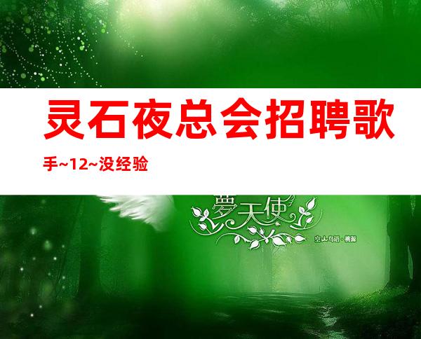 灵石夜总会招聘歌手~12~没经验也可以