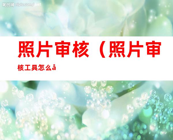 照片审核（照片审核工具怎么审核照片）