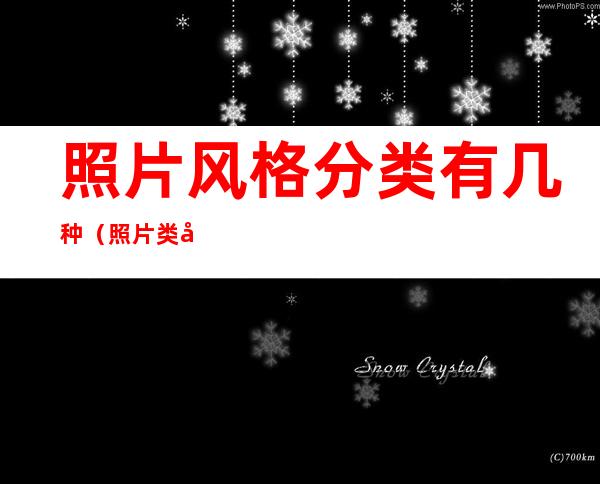 照片风格分类有几种（照片类型分为几种类型）