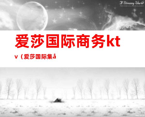 爱莎国际商务ktv(爱莎国际集团)