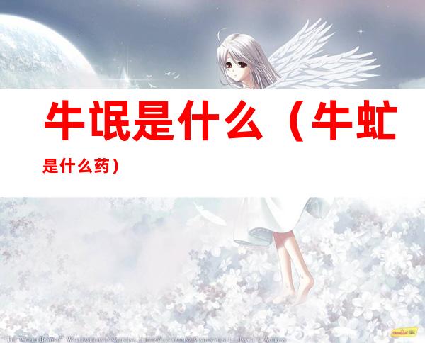 牛氓是什么(牛虻是什么药)