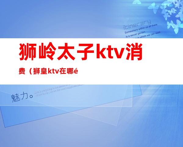 狮岭太子ktv消费（狮皇ktv在哪里）