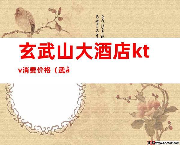 玄武山大酒店ktv消费价格（武山ktv最低消费多少钱）