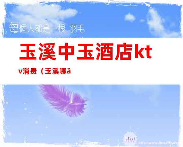 玉溪中玉酒店ktv消费(玉溪哪个ktv有佳丽)