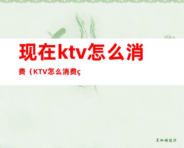 现在ktv怎么消费(KTV怎么消费的)