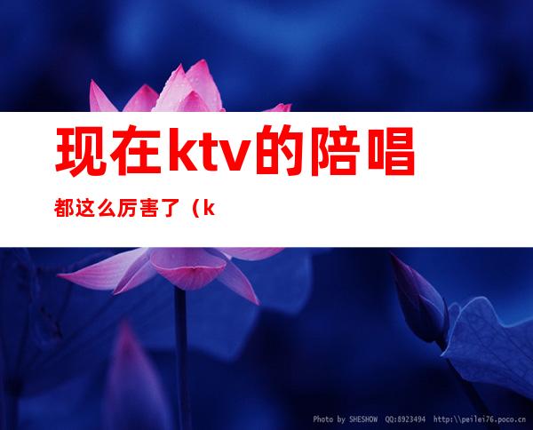 现在ktv的陪唱都这么厉害了（ktv陪唱唱歌好听吗）