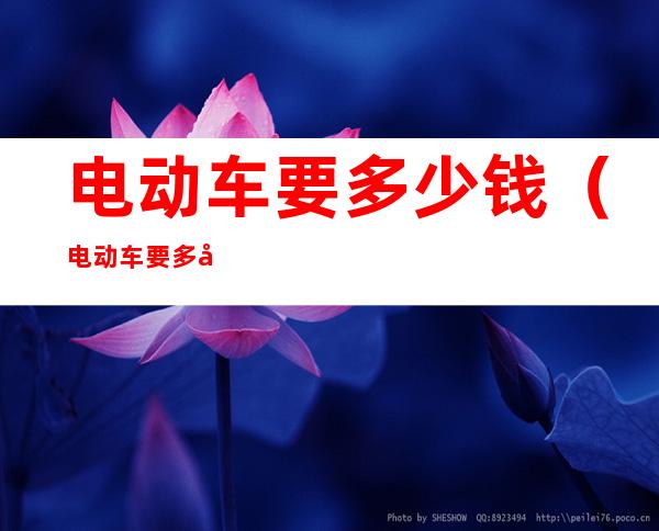 电动车要多少钱(电动车要多少钱一辆)
