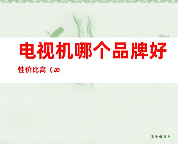 电视机哪个品牌好性价比高(智能电视机哪个品牌好性价比高)