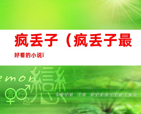 疯丢子(疯丢子最好看的小说)