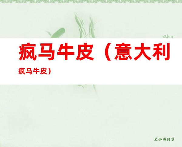 疯马牛皮（意大利疯马牛皮）