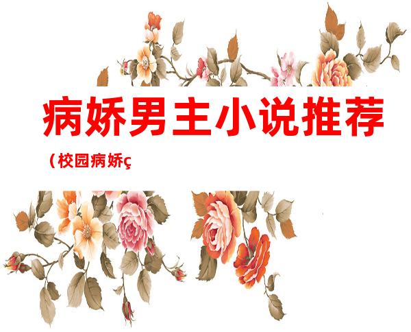 病娇男主小说推荐(校园病娇男主小说推荐)