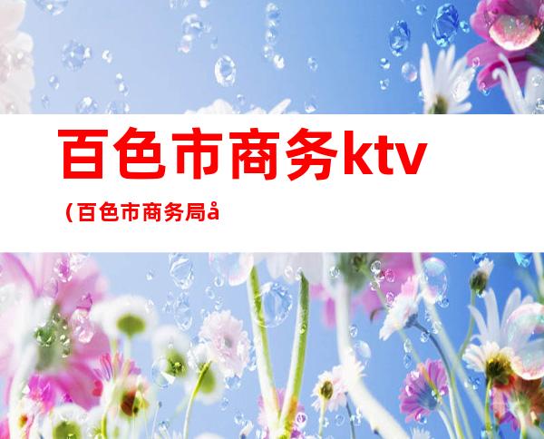 百色市商务ktv（百色市商务局官网）