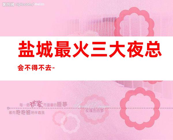 盐城最 火三大夜总会不得不去-盐城哪家夜总会好玩