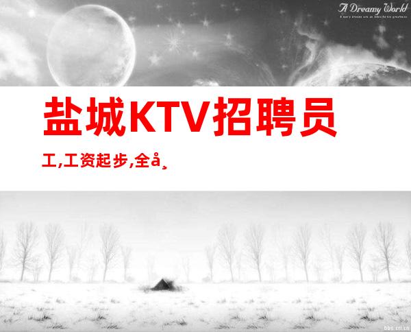盐城KTV招聘员工,工资起步,全市更高场所