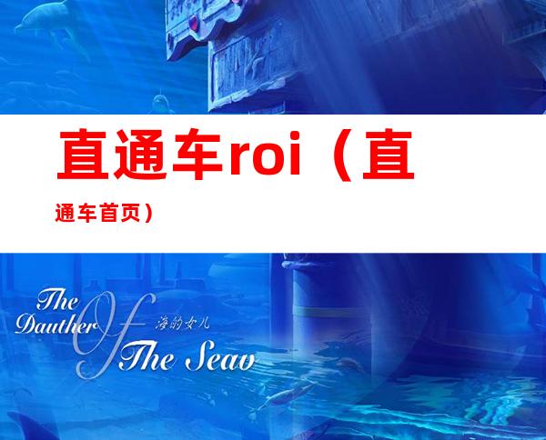 直通车roi(直通车首页)