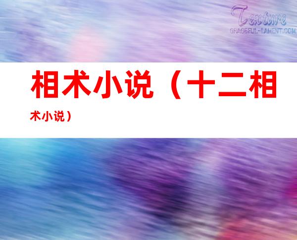 相术小说（十二相术小说）