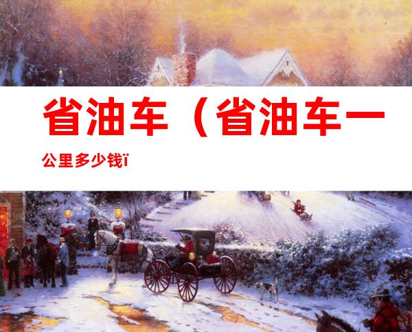 省油车（省油车一公里多少钱）