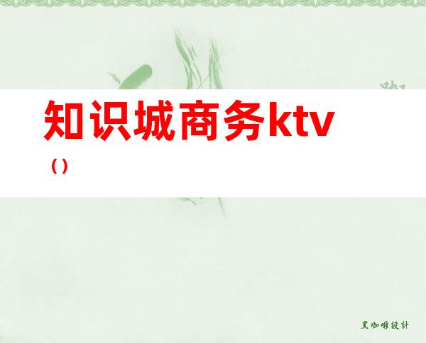 知识城商务ktv()