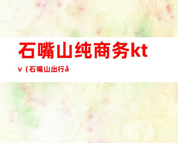 石嘴山纯商务ktv(石嘴山出行商务车)