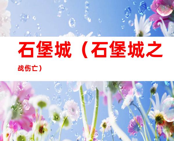 石堡城(石堡城之战伤亡)
