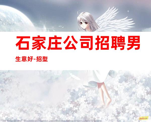 石家庄公司招聘男.生意好-招型男-新人入行必看信息