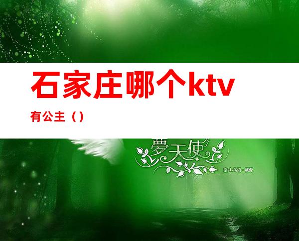 石家庄哪个ktv有公主（）