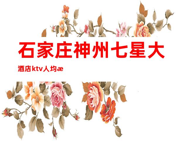 石家庄神州七星大酒店ktv人均消费()
