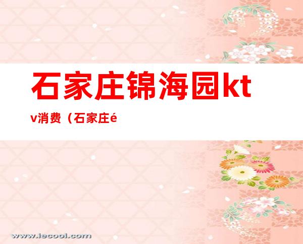 石家庄锦海园ktv消费(石家庄锦海园ktv消费怎么样)