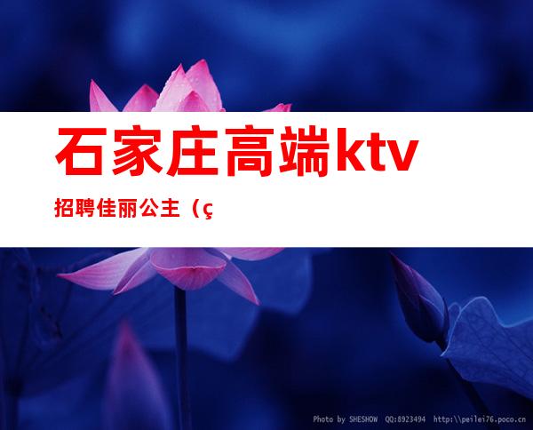 石家庄高端ktv招聘佳丽公主(石家庄KTV招聘模特)