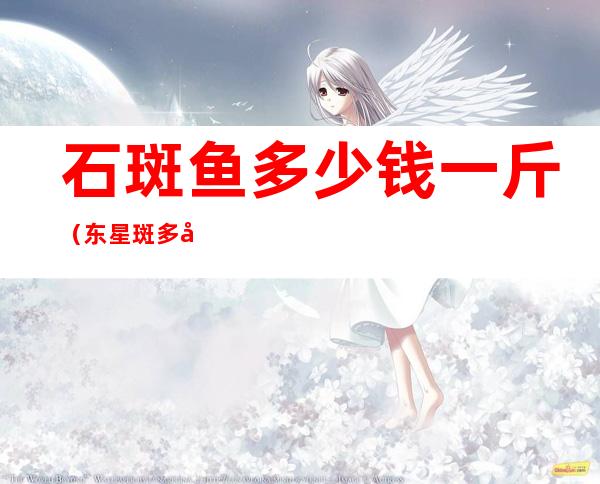 石斑鱼多少钱一斤（东星斑多少钱一斤）