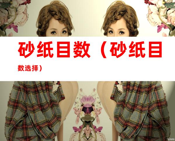 砂纸目数(砂纸目数选择)
