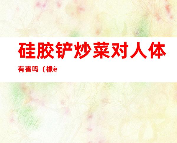 硅胶铲炒菜对人体有害吗(橡胶铲子炒菜对人体有害吗)