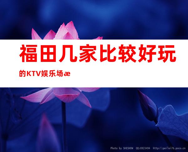 福田几家比较好玩的KTV娱乐场所推荐!消费地址一览 – 深圳福田商务KTV