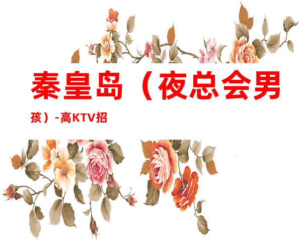 秦皇岛(夜总会男孩)-高KTV招聘男.-无押金无ic卡