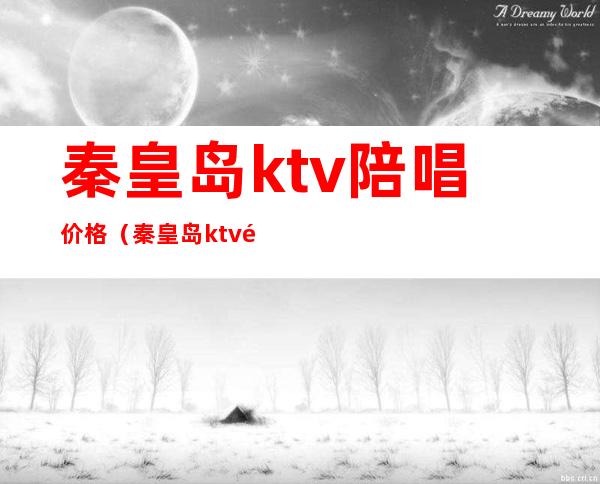 秦皇岛ktv陪唱价格(秦皇岛ktv陪唱价格)