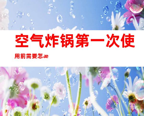 空气炸锅第一次使用前需要怎样处理(小熊空气炸锅第一次使用前需要怎样处理)