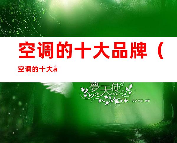 空调的十大品牌(空调的十大品牌2021排行榜)