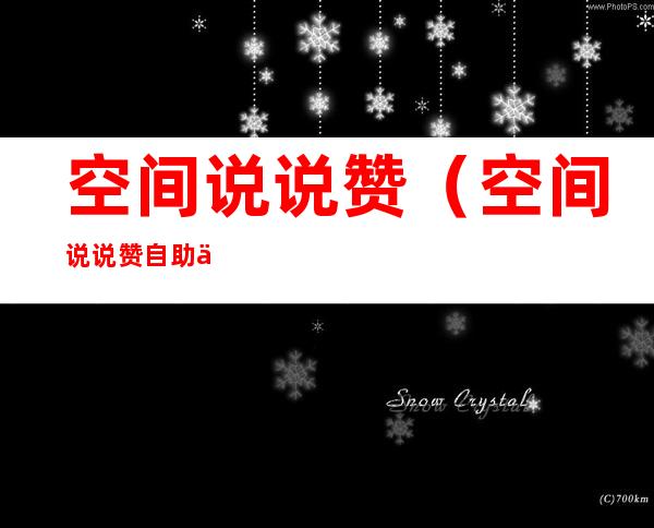空间说说赞(空间说说赞自助下单10个)