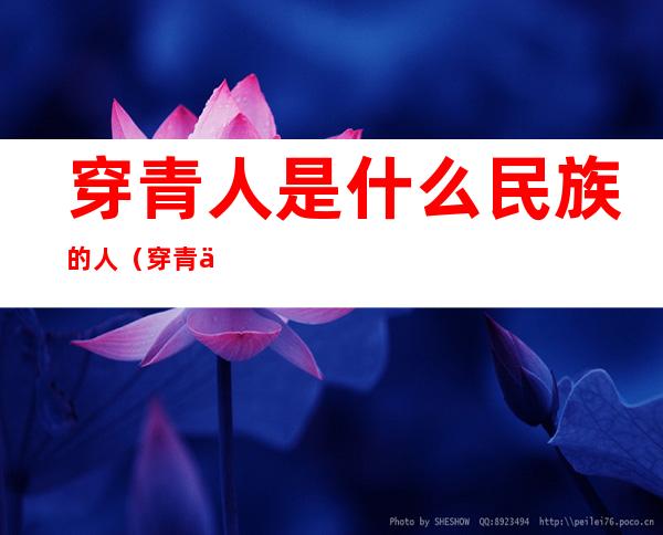 穿青人是什么民族的人（穿青人是什么民族的人为什么以前是其他）