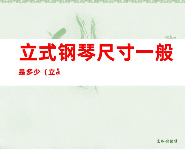 立式钢琴尺寸一般是多少(立式钢琴尺寸一般是多少合适)