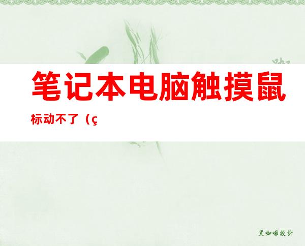 笔记本电脑触摸鼠标动不了(笔记本电脑触摸鼠标动不了怎么办惠普)