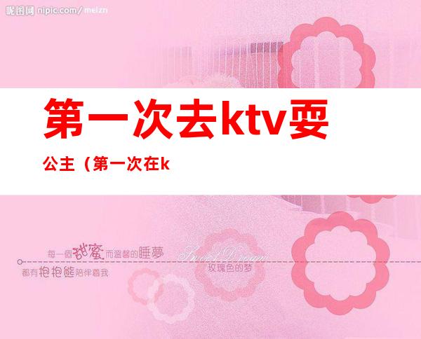 第一次去ktv耍公主（第一次在ktv点公主）